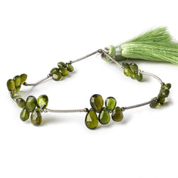 5x4-9x7mm Idocrase Faceted Pears 8 inch 30 beads AA Grade (ONLINE ORDER ONLY)