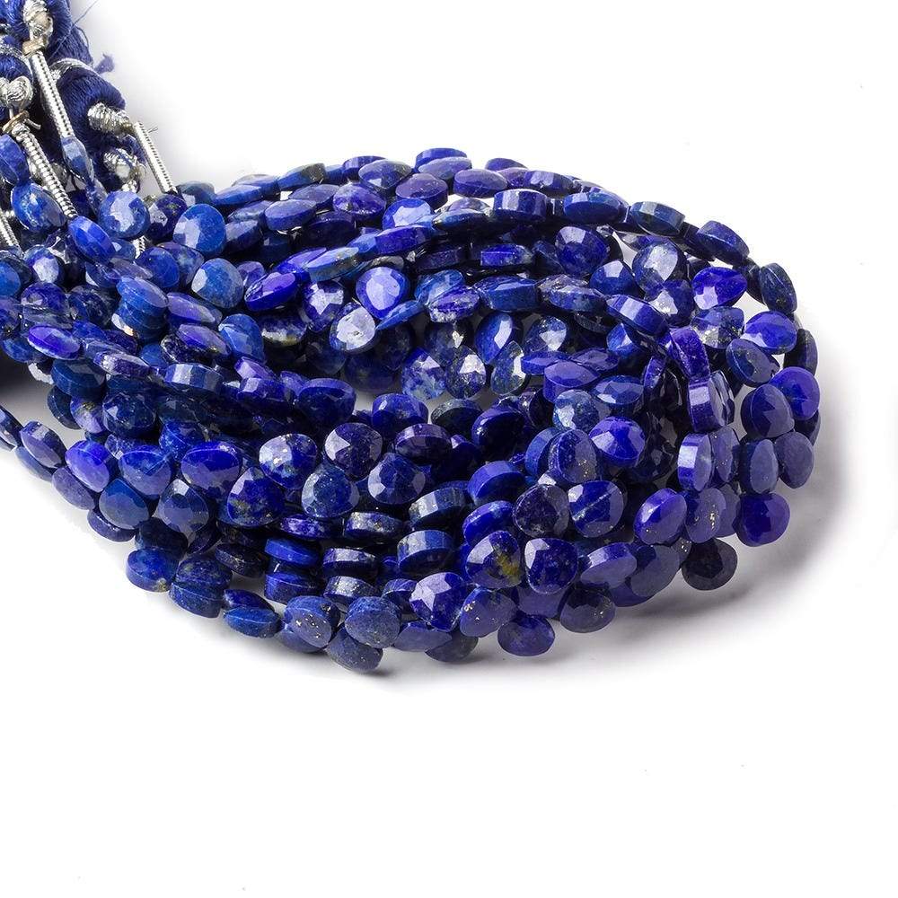 5x5mm Lapis Lazuli Heart Micro-Briolette Beads 6 inch 54 pieces (ONLINE ORDER ONLY)