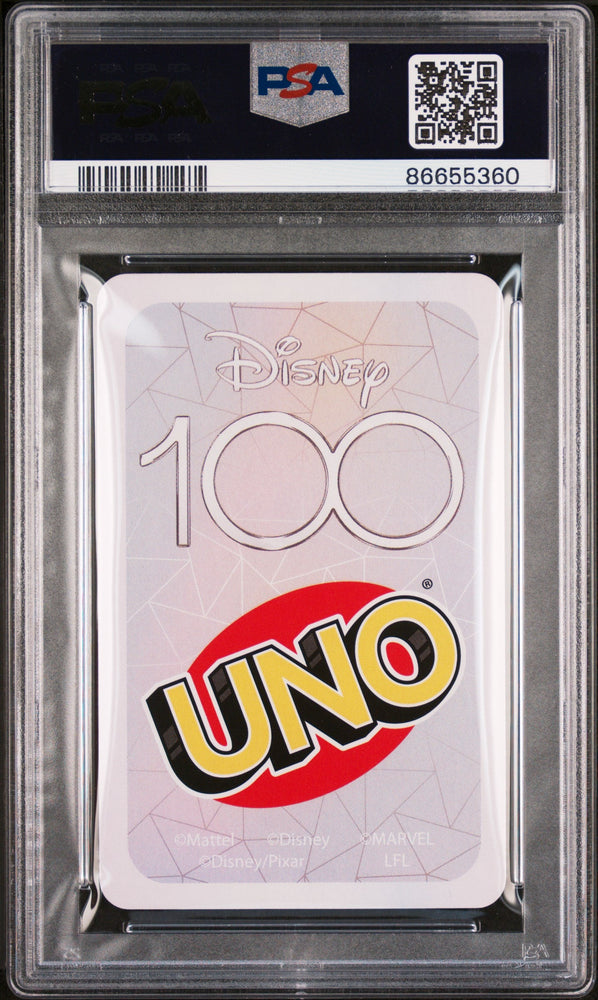 2023 UNO DISNEY 100 LIGHTNING McQUEEN GREEN 3 PSA 10 (Online Order Only)