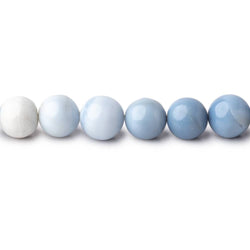 6-6.5mm Owyhee Blue Opal Plain Round Beads 18 inch 75 pieces (ONLINE ORDER ONLY)