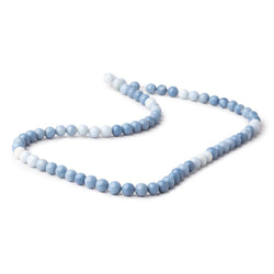 6-6.5mm Owyhee Blue Opal Plain Round Beads 18 inch 75 pieces (ONLINE ORDER ONLY)