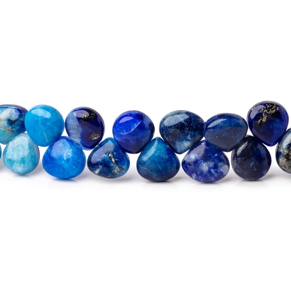 6-7mm Afghanite Plain Heart Beads 7.5 inch 52 pieces AAA (ONLINE ORDER ONLY)