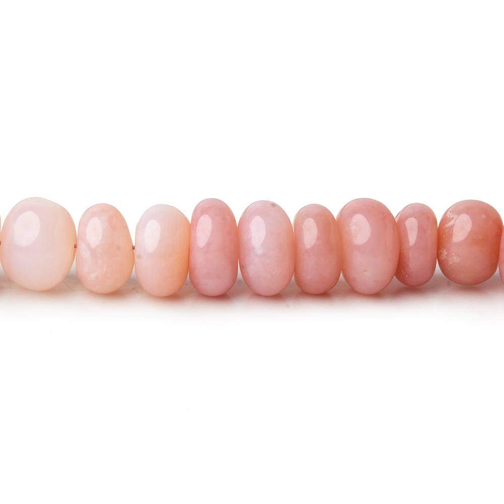6-7mm Pink Peruvian Opal Plain Rondelle Beads 16 inch 103 pieces (ONLINE ORDER ONLY)