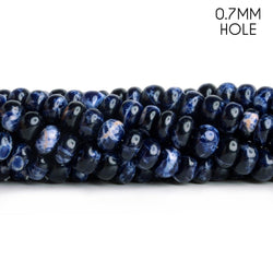 6-8mm Sodalite Plain Rondelle 16 inch 80 beads (ONLINE ORDER ONLY)