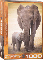 Puzzle: Animal Life Photography - Elephant & Baby (ONLINE ORDER ONLY)