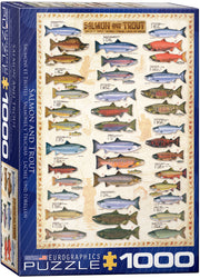 Puzzle: Animal Charts - Salmon & Trout (ONLINE ORDER ONLY)