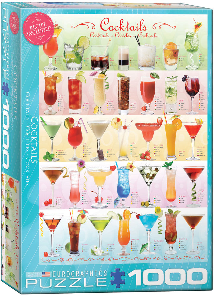 Puzzle: Delicious Puzzles - Cocktails (ONLINE ORDER ONLY)