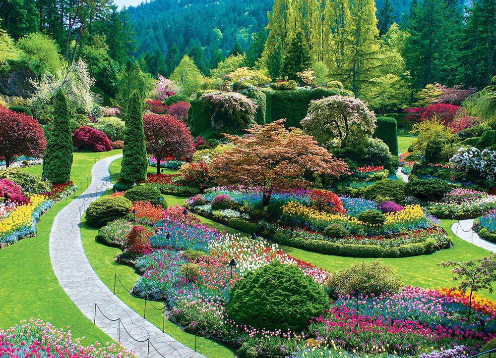Puzzle: Scenic Photography - The Butchart Gardens Sunken Garden (ONLINE ORDER ONLY)