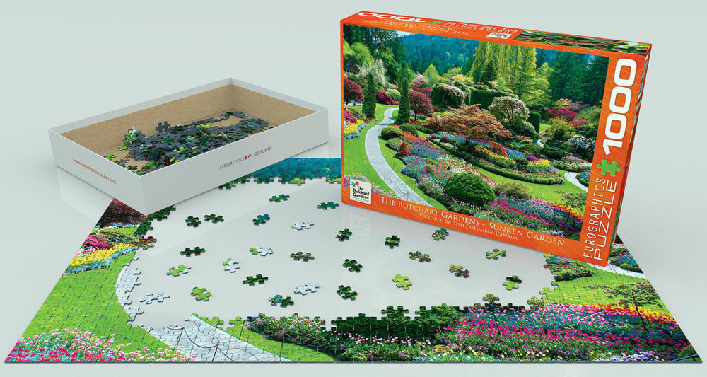 Puzzle: Scenic Photography - The Butchart Gardens Sunken Garden (ONLINE ORDER ONLY)