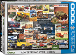 Puzzle: Vintage Car Art - Jeep Advertising Collection (ONLINE ORDER ONLY)