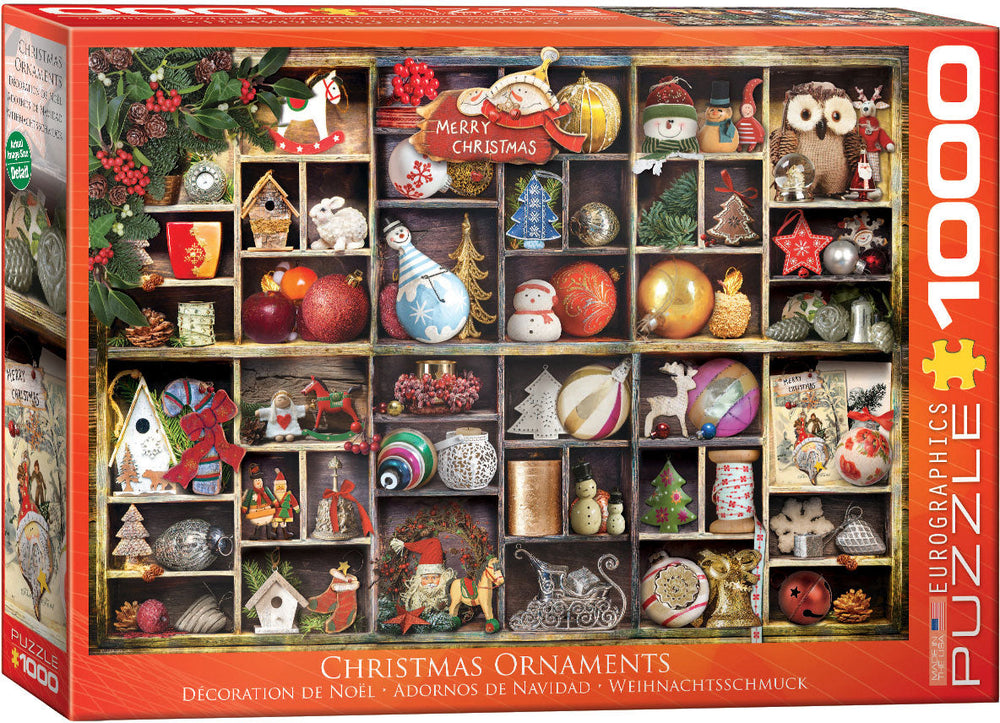 Puzzle: Christmas - Seasonal - Christmas Ornaments (ONLINE ORDER ONLY)