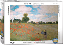 Puzzle: Fine Art Masterpieces -  The Poppy Field by Claude Monet (ONLINE ORDER ONLY)