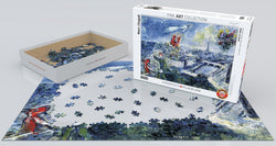 Puzzle: Fine Art Masterpieces - Le Bouquet de Paris by Marc Chagall