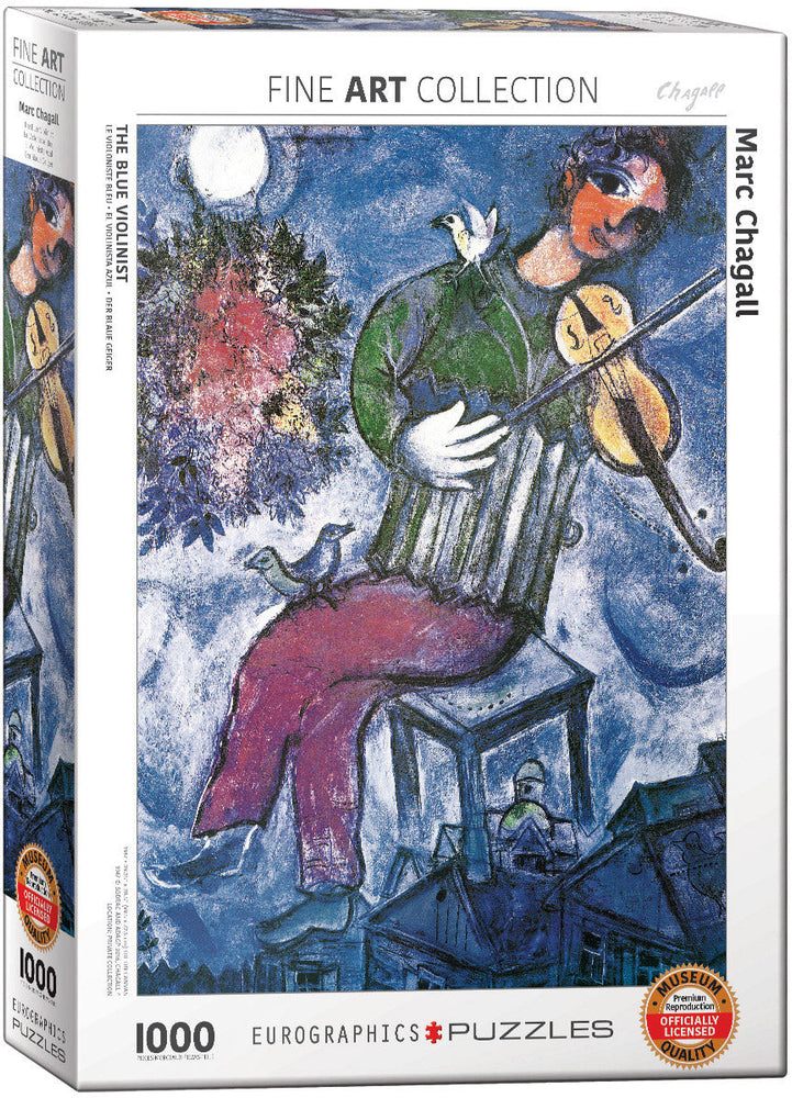 Puzzle: Fine Art Masterpieces - The Blue Violinist by Marc Chagall (ONLINE ORDER ONLY)