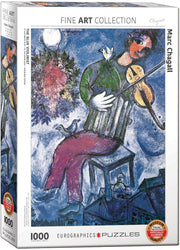 Puzzle: Fine Art Masterpieces - The Blue Violinist by Marc Chagall (ONLINE ORDER ONLY)