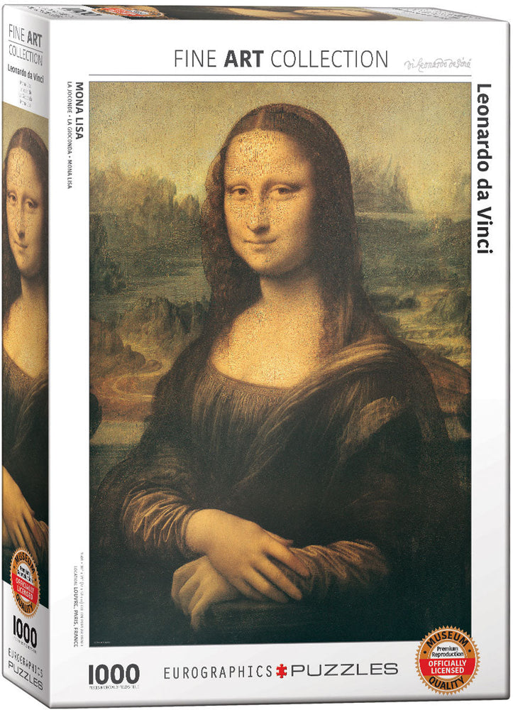 Puzzle: Fine Art Masterpieces - Mona Lisa by Leonardo da Vinci (ONLINE ORDER ONLY)