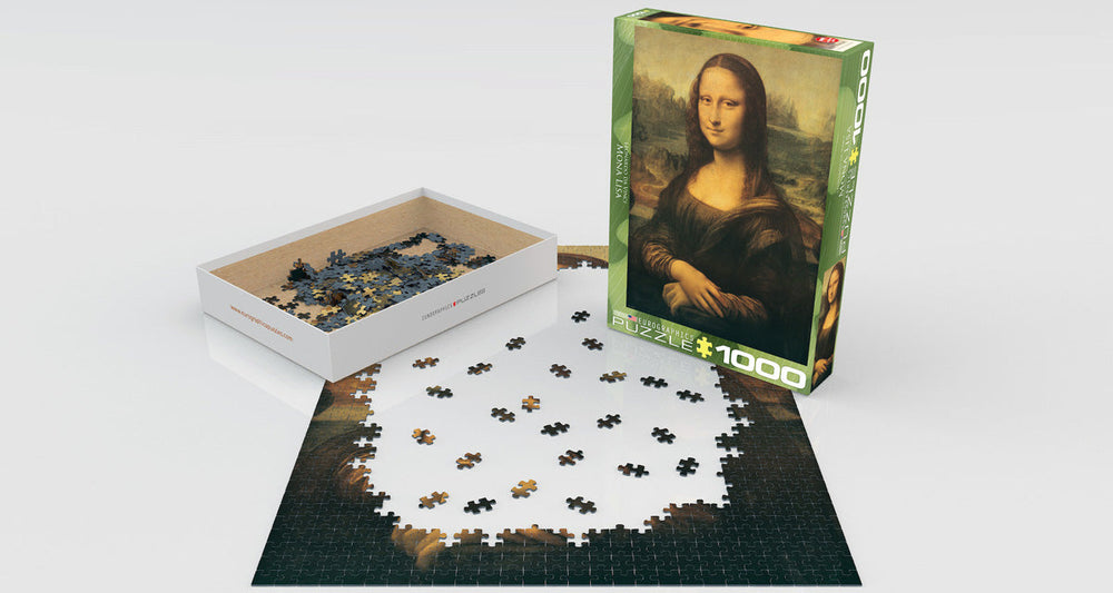 Puzzle: Fine Art Masterpieces - Mona Lisa by Leonardo da Vinci (ONLINE ORDER ONLY)
