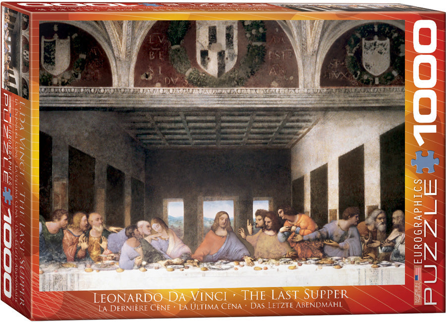 Puzzle: Fine Art Masterpieces - The Last Supper by Leonardo da Vinci (ONLINE ORDER ONLY)