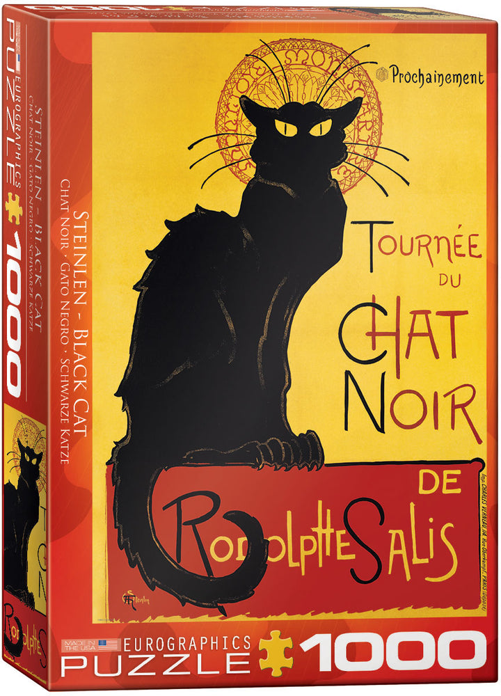 Puzzle: Black Cat by TA Steinlen (ONLINE ORDER ONLY)