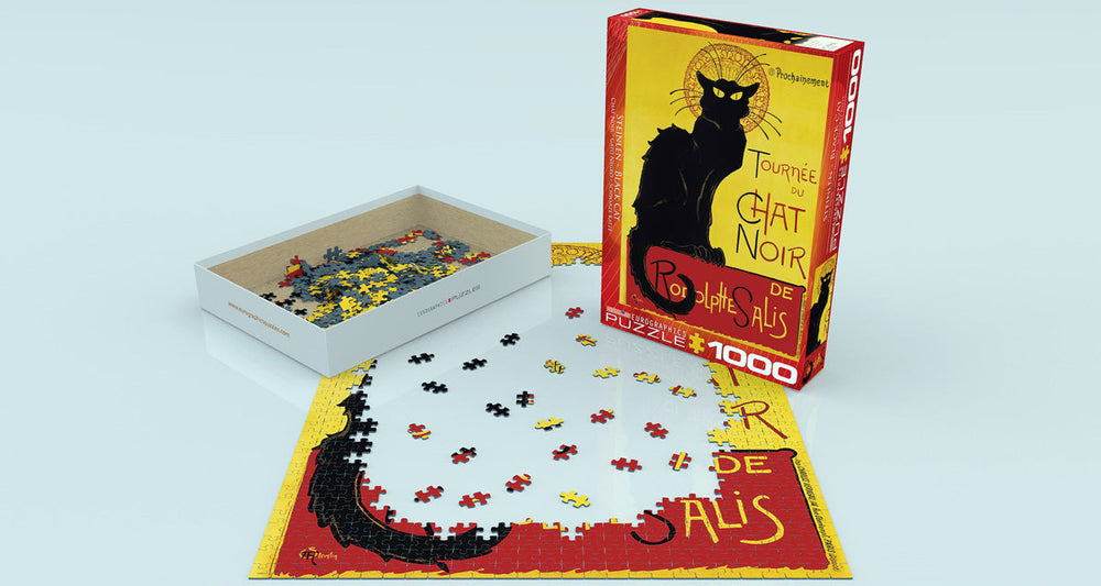 Puzzle: Black Cat by TA Steinlen (ONLINE ORDER ONLY)