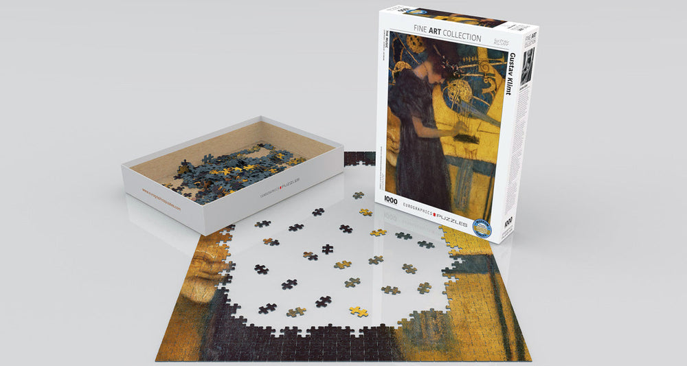 Puzzle: Fine Art Masterpieces - The Music by Gustav Klimt