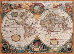 Puzzle: Maps & Flags - Orbis Geographica World Map (ONLINE ORDER ONLY)