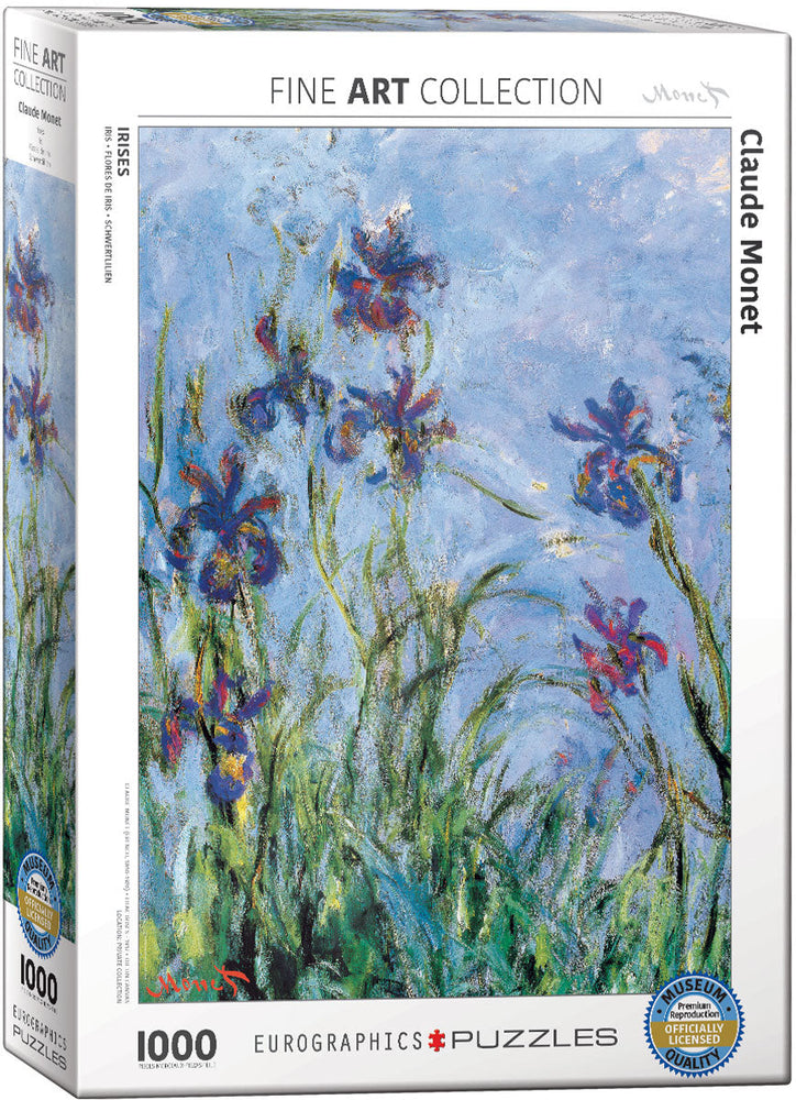 Puzzle: Fine Art Masterpieces - Irises (Detail) by Claude Monet (ONLINE ORDER ONLY)