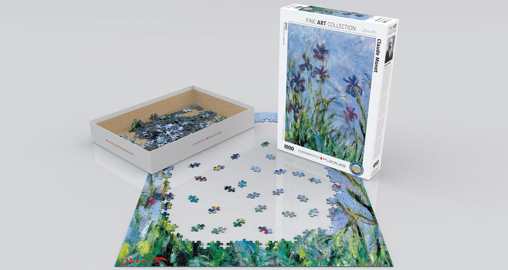 Puzzle: Fine Art Masterpieces - Irises (Detail) by Claude Monet (ONLINE ORDER ONLY)