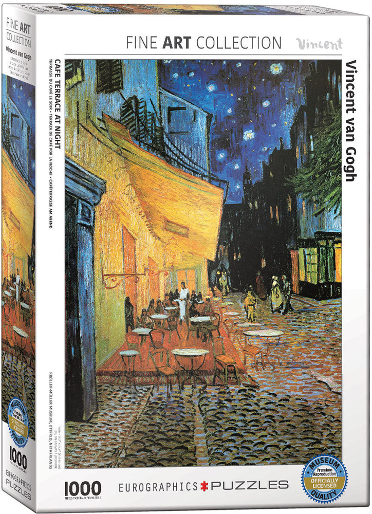 Puzzle: Fine Art Masterpieces - Café Terrace at Night (ONLINE ORDER ONLY)