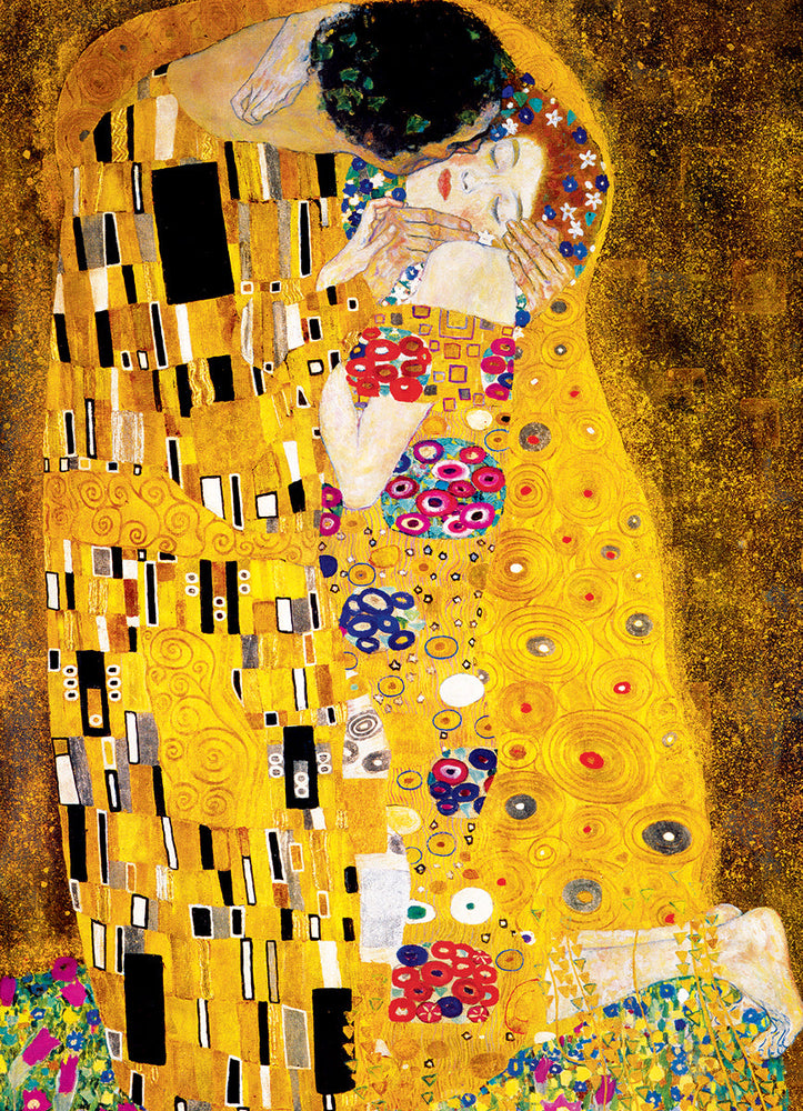 Puzzle: Fine Art Masterpieces - The Kiss by Gustav Klimt (ONLINE ORDER ONLY)