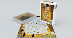 Puzzle: Fine Art Masterpieces - The Kiss by Gustav Klimt (ONLINE ORDER ONLY)