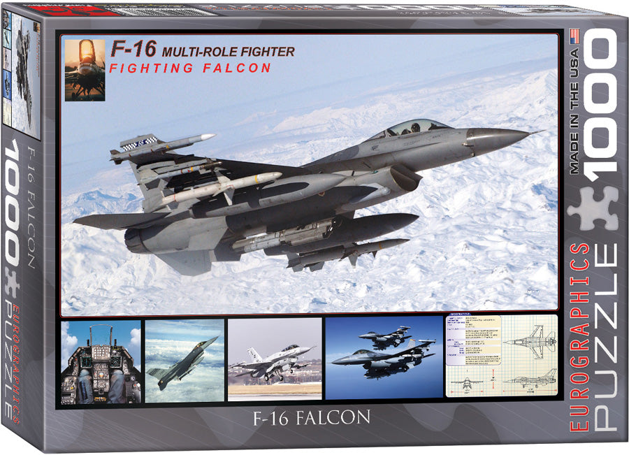 Puzzle: Sea & Land Transportation - F-16 Falcon (ONLINE ORDER ONLY)
