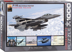 Puzzle: Sea & Land Transportation - F-16 Falcon (ONLINE ORDER ONLY)
