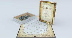 Puzzle: History & General Interest - The Vitruvian Man by Leonardo da Vinci (ONLINE ORDER ONLY)