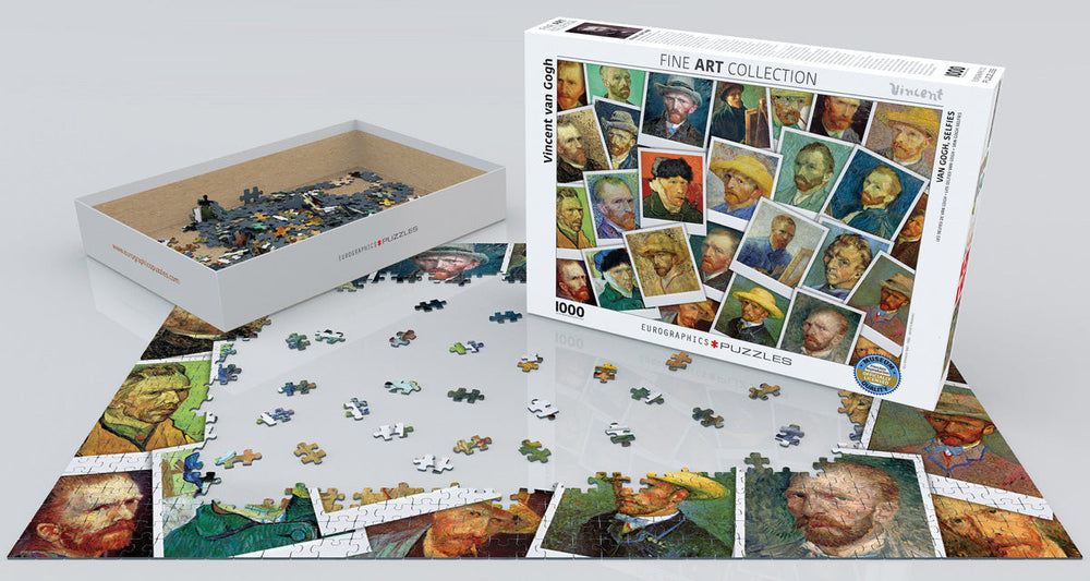 Puzzle: Fine Art Masterpieces - Van Gogh Selfies by Vincent van Gogh (ONLINE ORDER ONLY)