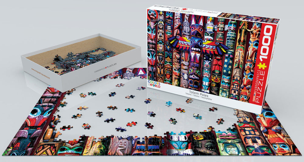 Puzzle: Colors of the World - Totem Poles (ONLINE ORDER ONLY)
