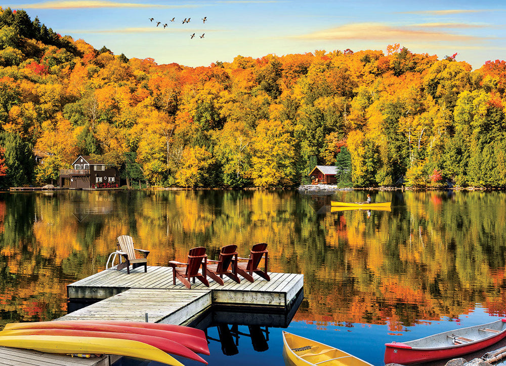 Puzzle: HDR Photography - Lakeside Cottage, Quebec (ONLINE ORDER ONLY)