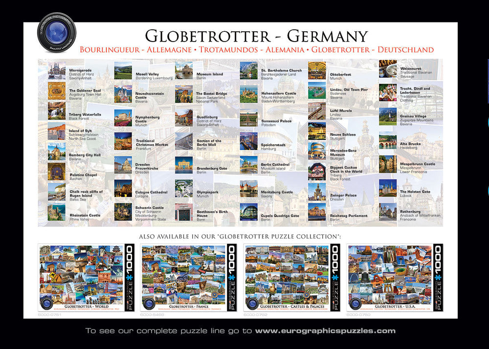 Puzzle: The Globetrotter Collection - Globetrotter Germany