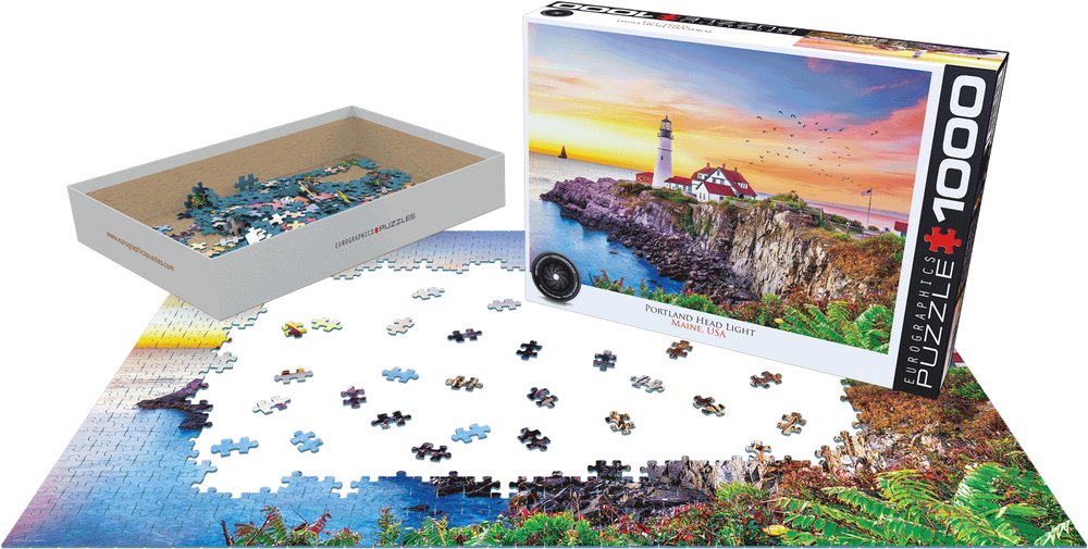 Puzzle: HDR Photography - Maine Lighthouse