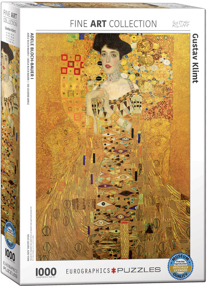 Puzzle: Fine Art Masterpieces - Adele Bloch-Bauer I by Gustav Klimt (ONLINE ORDER ONLY)