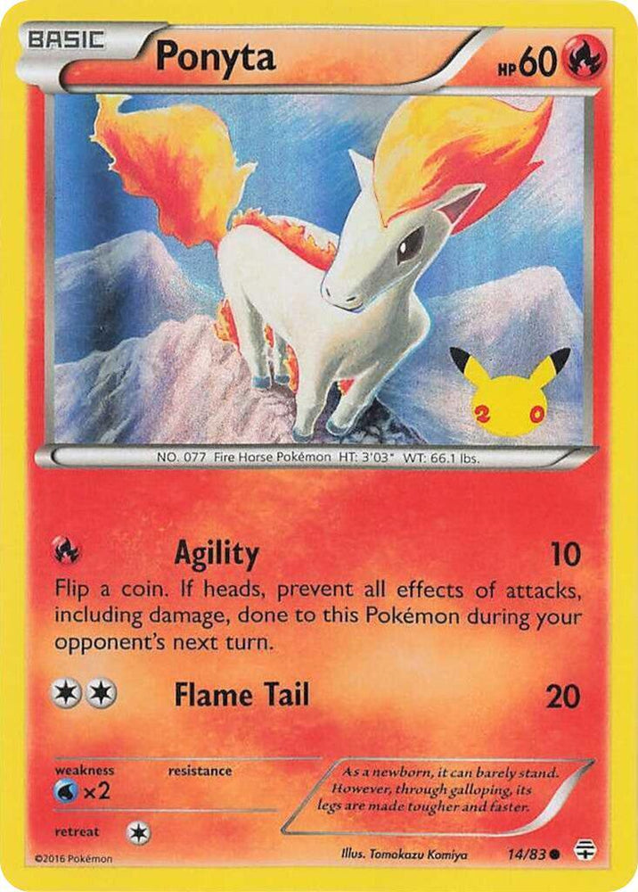 Ponyta (014/083) [Celebrations: 25th Anniversary] (Online Only)