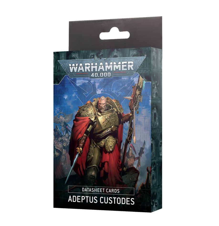 Warhammer 40k Datasheet Cards Adeptus Custodes (ONLINE ORDER ONLY)
