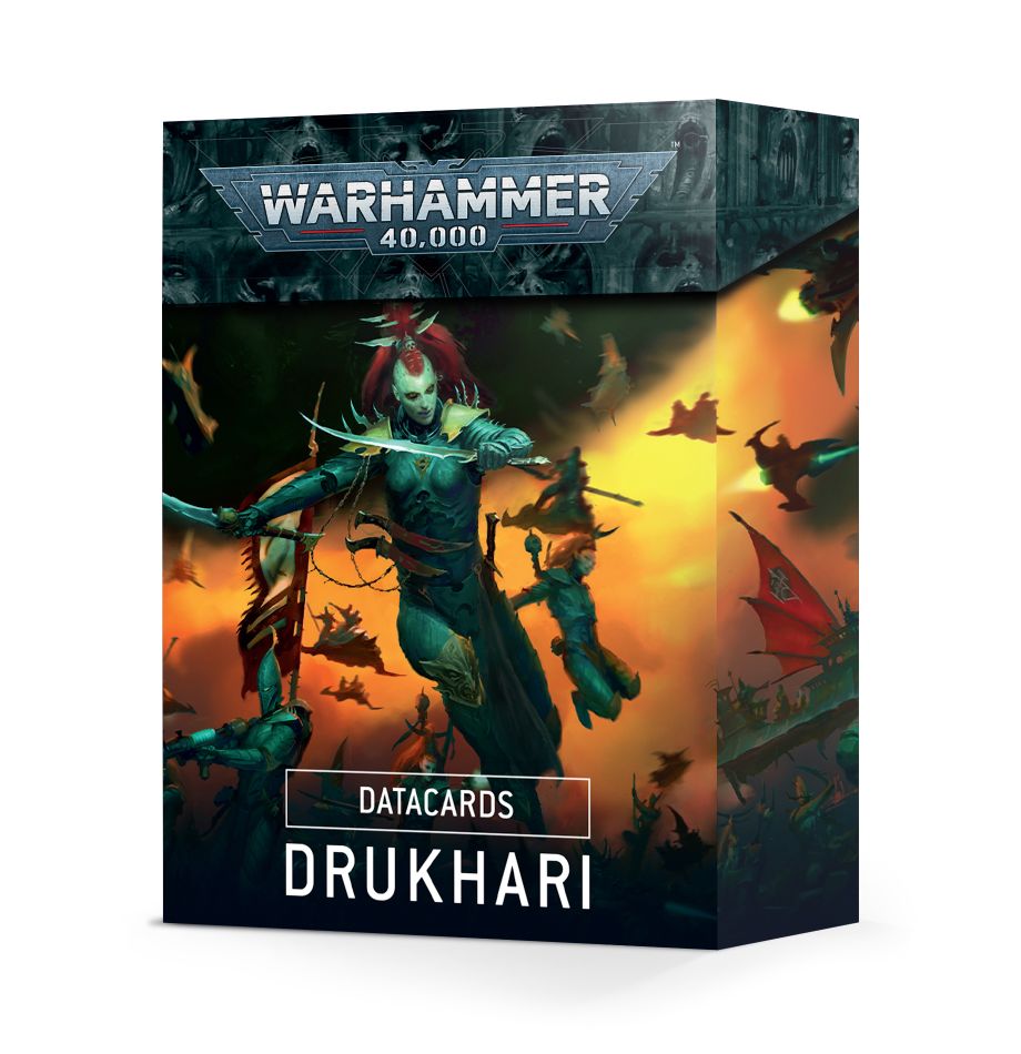 Warhammer 40K: Drukhari - Datacards (ONLINE ORDER ONLY)