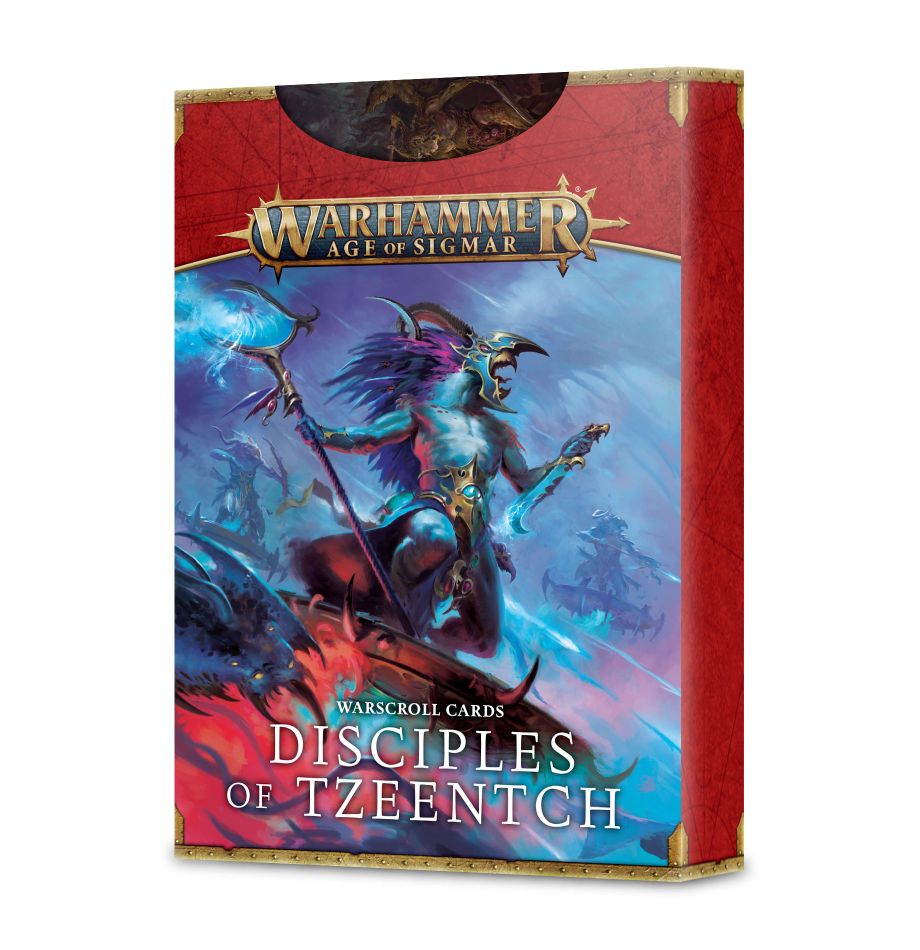 Warhammer: Disciples of Tzeentch - Warscroll Cards (3rd Edition) (ONLINE ORDER ONLY)