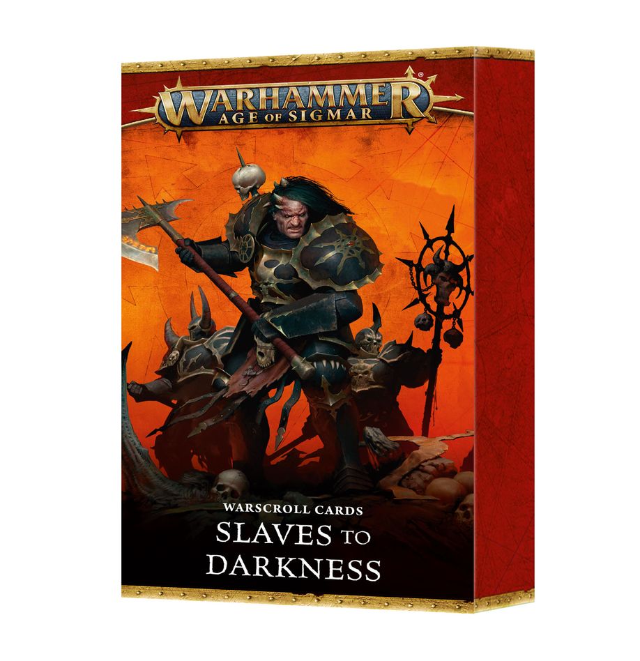 Warhammer: Slaves to Darkness – Warscroll Cards (ONLINE ORDER ONLY)
