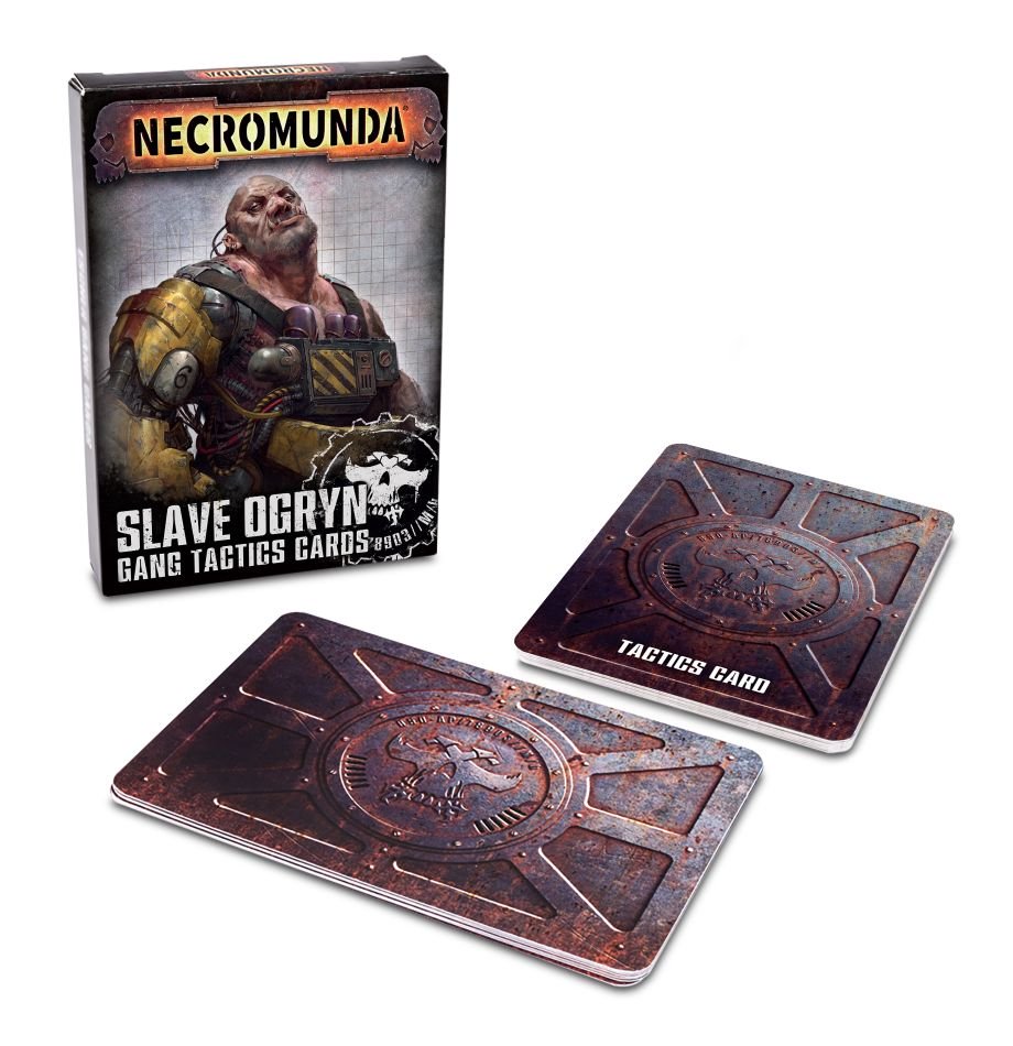 Necromunda: Slave Ogryn Gang Tactics Cards (ONLINE ORDER ONLY)