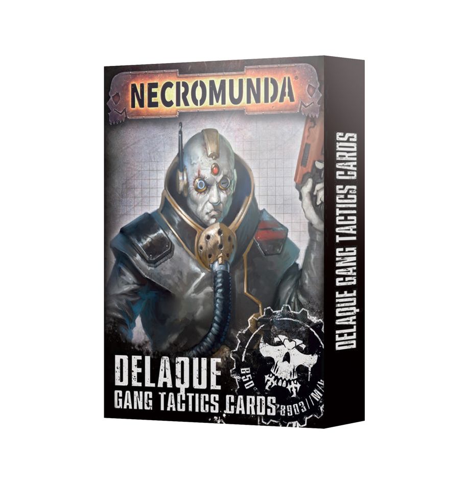 Necromunda: Delaque Gang Tactics Cards (Second Edition) (ONLINE ORDER ONLY)