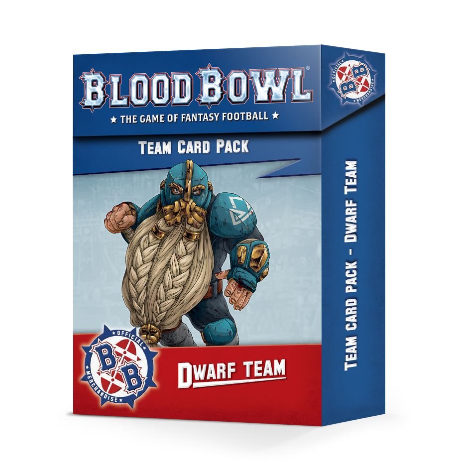 Blood Bowl: Dwarf Team Card Pack (ONLINE ORDER ONLY)