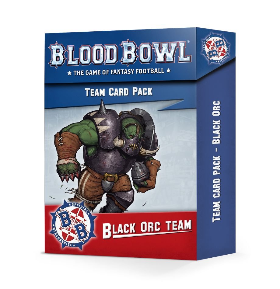 Blood Bowl: Black Orc Team Card Pack (ONLINE ORDER ONLY)