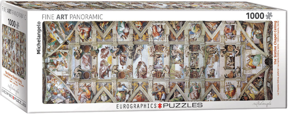 Puzzle: Panoramic Puzzles - The Sistine Chapel Ceiling by Michelangelo (ONLINE ORDER ONLY)